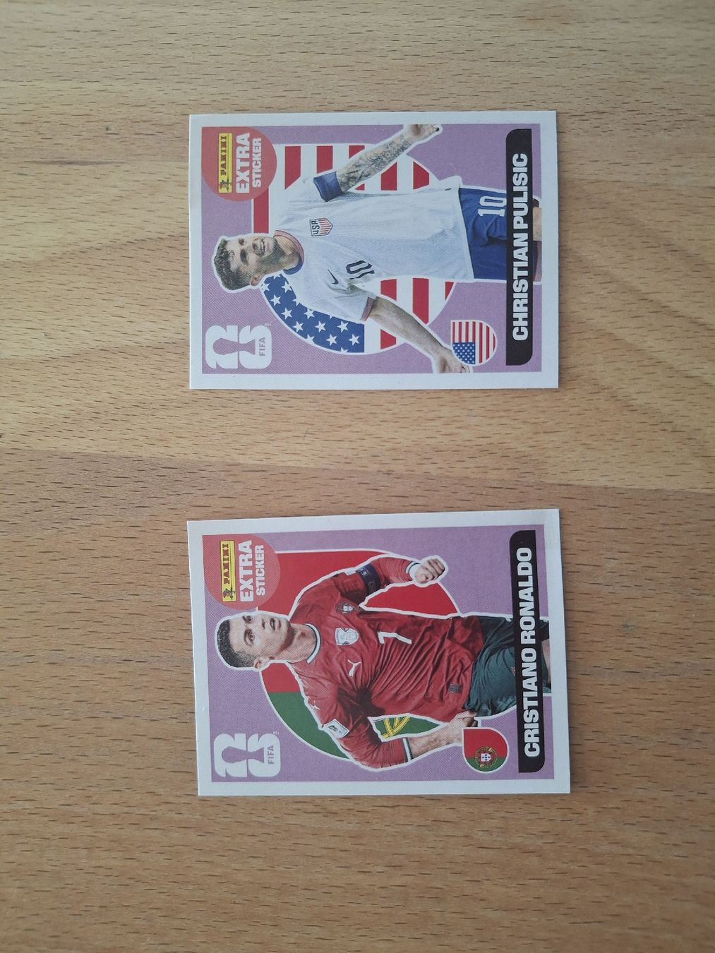 Panini Carte collezionabili: Cristiano Ronaldo & Christian Pulisic Normal Version WM 2026 – Nuovo (secondo la descrizione) da Rumlikon venduto da Schnaeppchenkoenigin