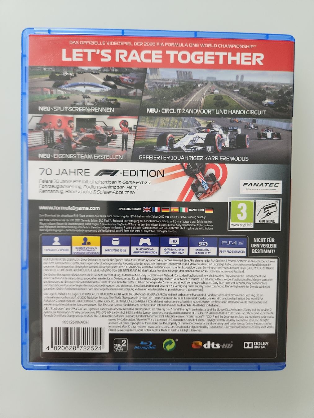 Sony Giochi: PS4 F1 2020 – Nuovo (secondo la descrizione) da Tegerfelden venduto da dimon16 1