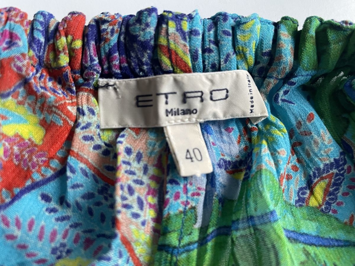 Tute: Etro Jumpsuit Seide ital. Gr. 40 oder S bunt – Usato da Gockhausen venduto da AnneT07 6
