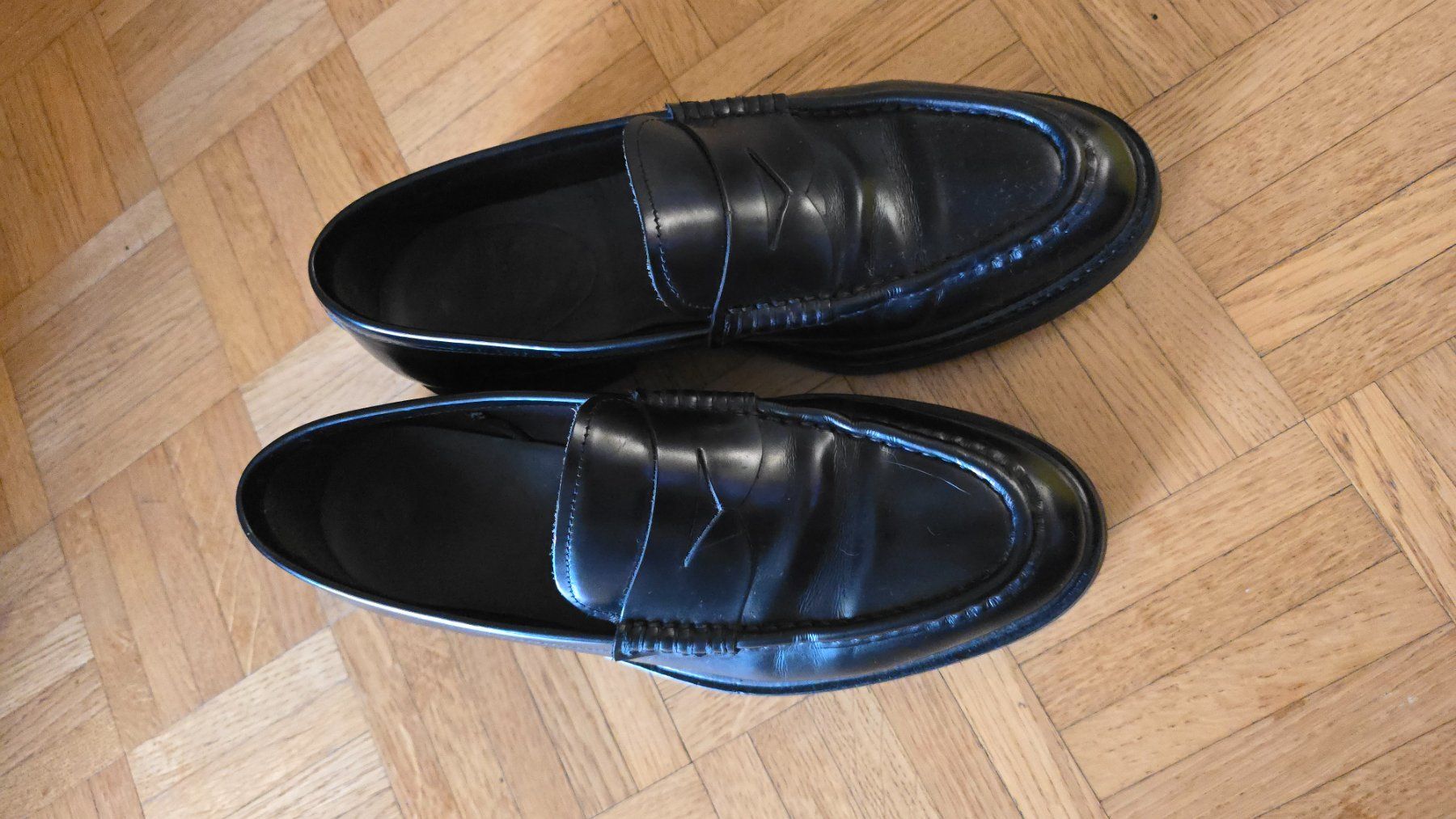 Massimo Dutti Herrenschuhe: Massimo Dutti Leder Loafer Schwarz Gr. 40 – Gebraucht aus Wallisellen von theblacksheep 2