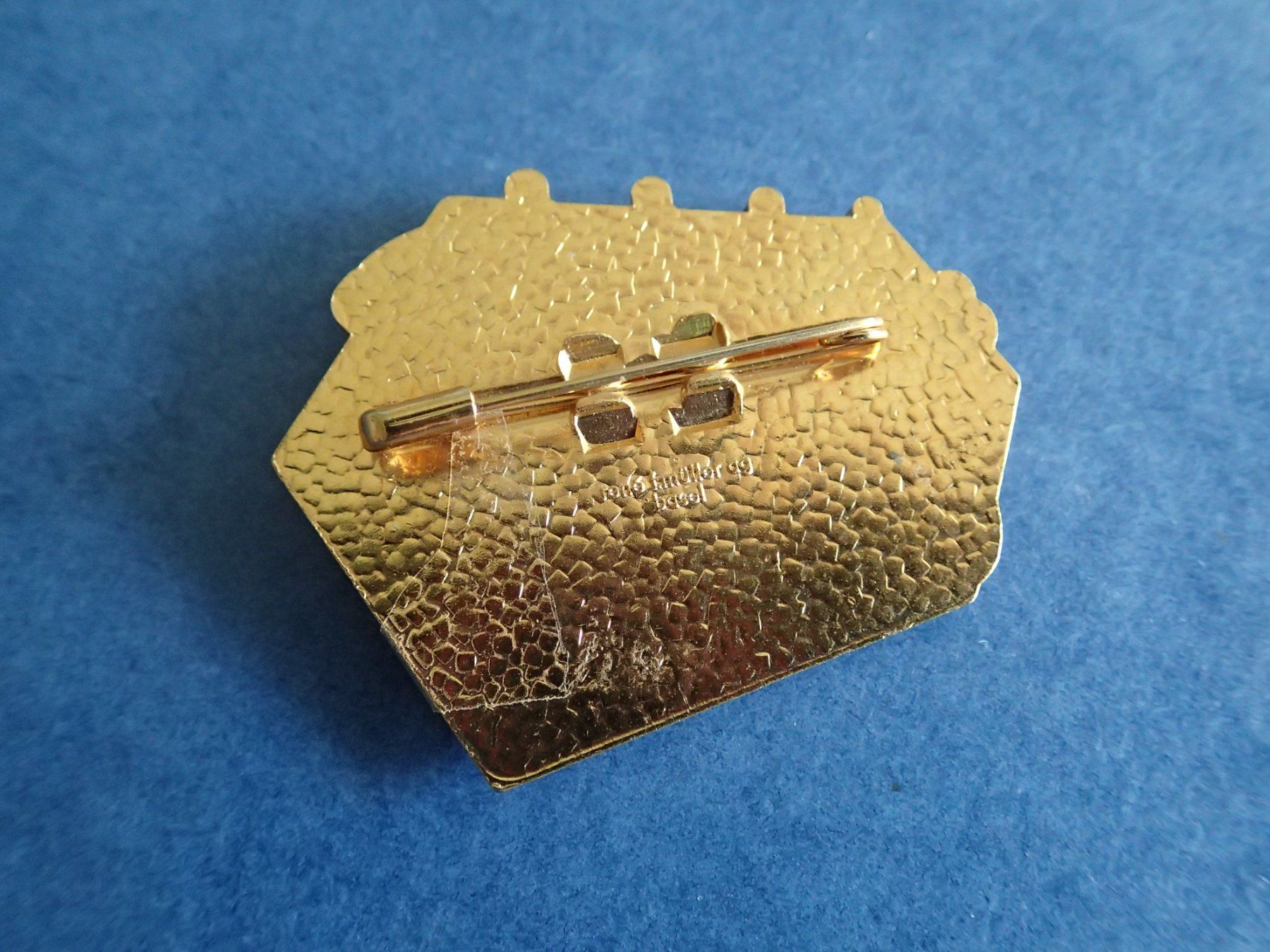 Basler Placchette & Badge: Blaggedde  GOLD  1998 – Usato da Allschwil venduto da Salus17 1