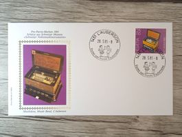 TR51 Enveloppe + Timbre Suisse 1985