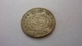 Kantonalmünze : Kanton Bern , 5 Batz 1826 , sehr schön