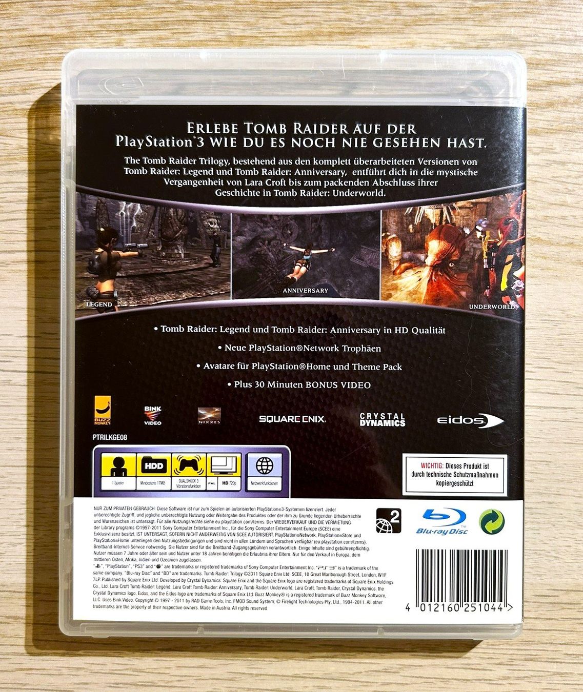 Sony Giochi: The Tomb Raider Trilogy PS3 – Usato da St. Gallen venduto da Alpine.Arcade 1