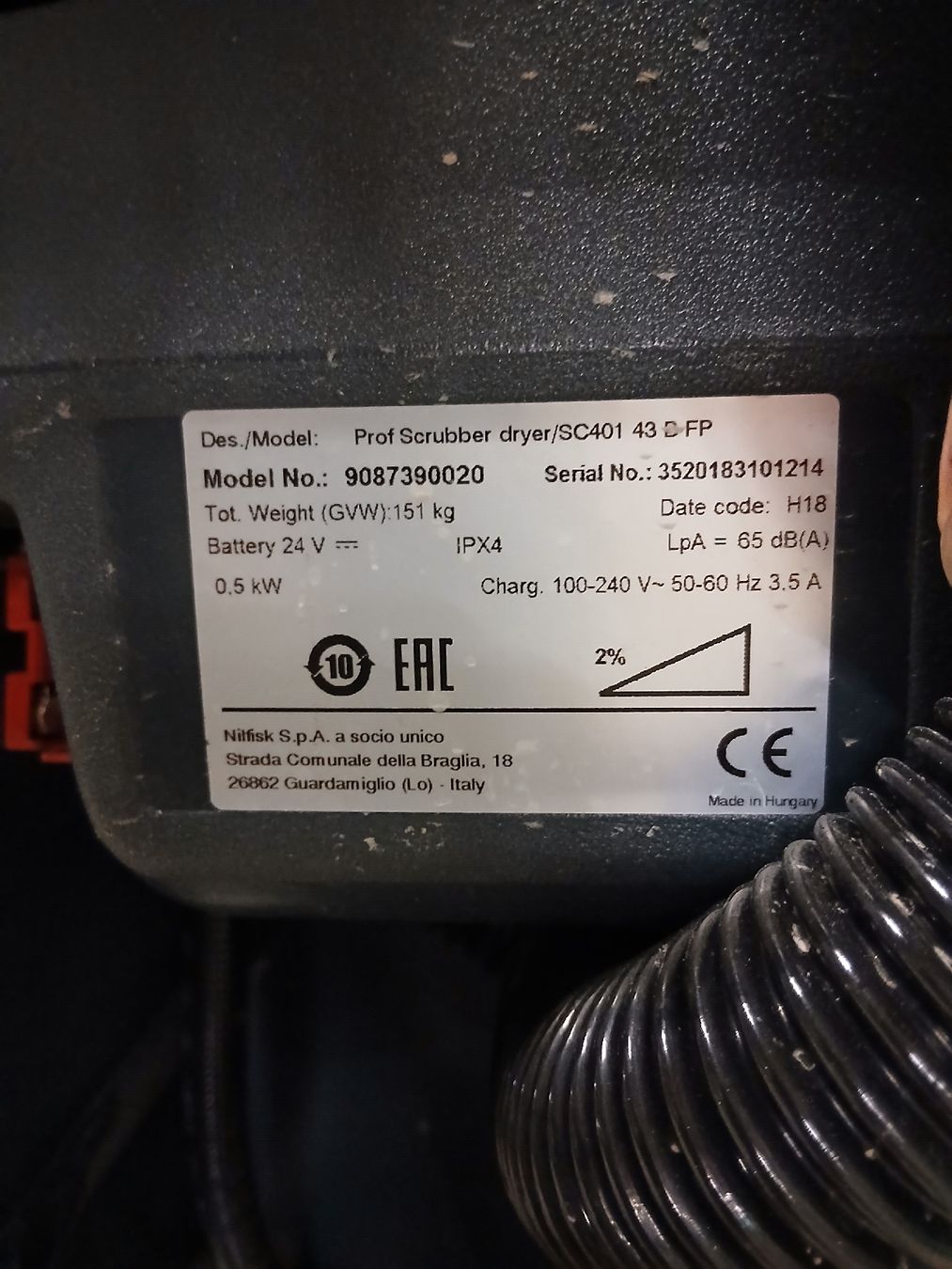 Nilfisk Alle Maschinen: Nilfisk SC401 43B Bodenreiniger – Gebraucht aus Winterthur von Filasez 5