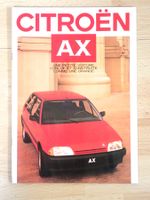 Citroen AX - Une petite voiture - Prospekt 09/86 - P1573
