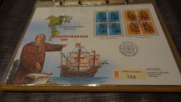 FDC 1992 Luxusbrief Europamarken