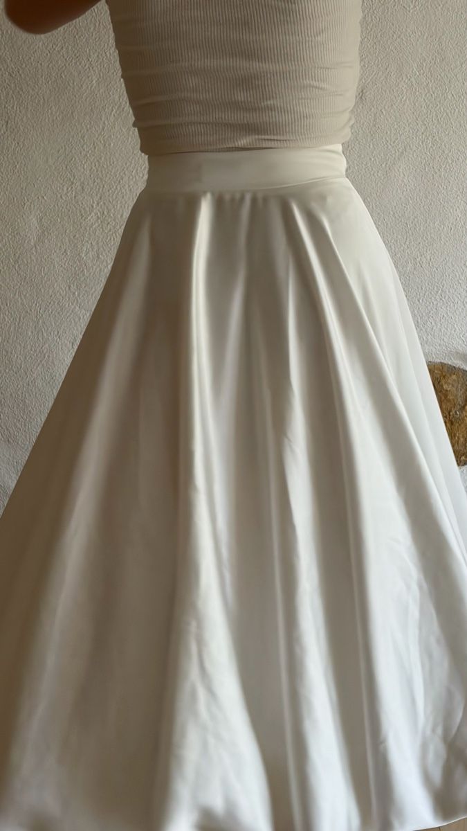 Gonne: Eleganter weißer Maxi-Rock – Nuovo (secondo la descrizione) da Pratteln venduto da plk_px2d 1
