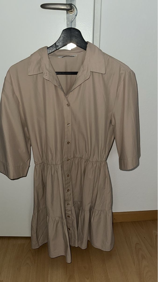 Mango Vestiti: Robe chemise Mango beige, taille M – Nuovo (secondo la descrizione) da Bülach venduto da sar_j6bk 1