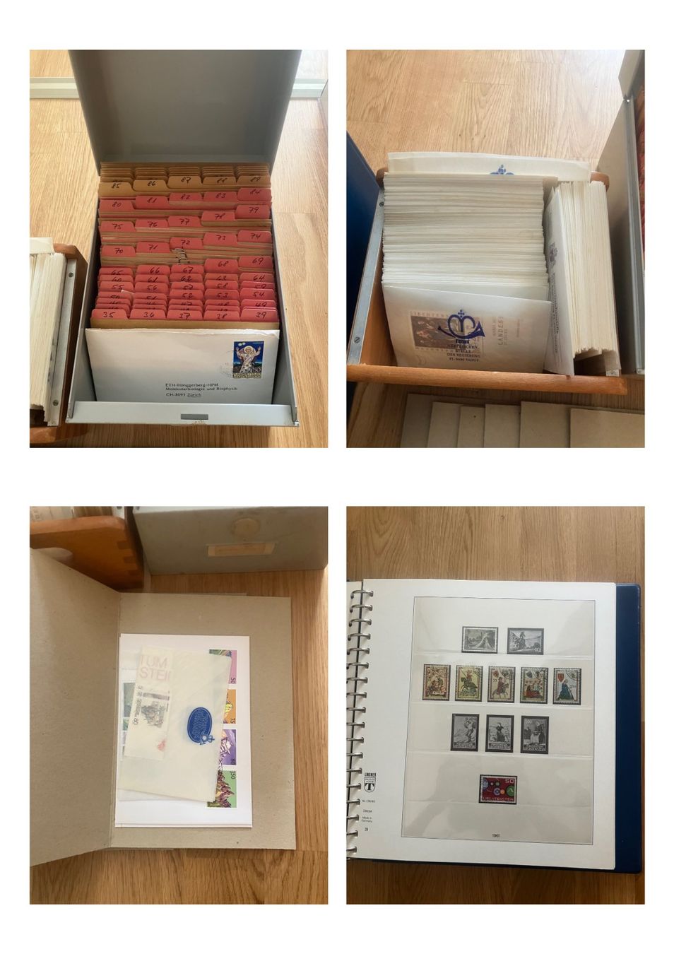 Tutti i francobolli: Liechtenstein Briefmarkensammlung – Usato da Männedorf venduto da AlvarA 1
