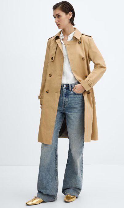 Mango Cappotti: Klassischer Trenchcoat mit Gürtel – Nuovo (secondo la descrizione) da Meiringen venduto da SilviF