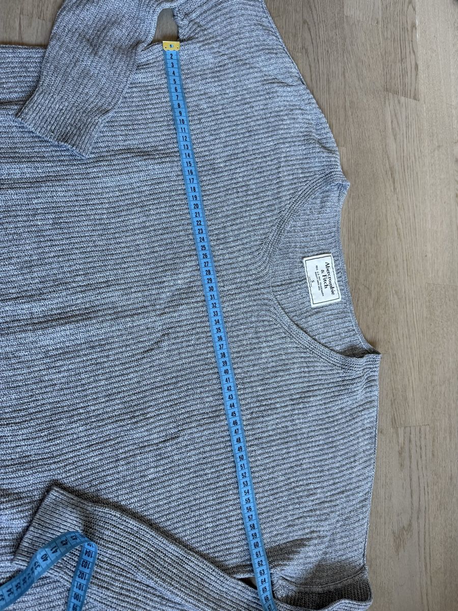 Abercrombie Maglioni & Felpe: Abercrombie & Fitch Strickpullover Grau, Grösse S – Usato da Rubigen venduto da Elmacino 2