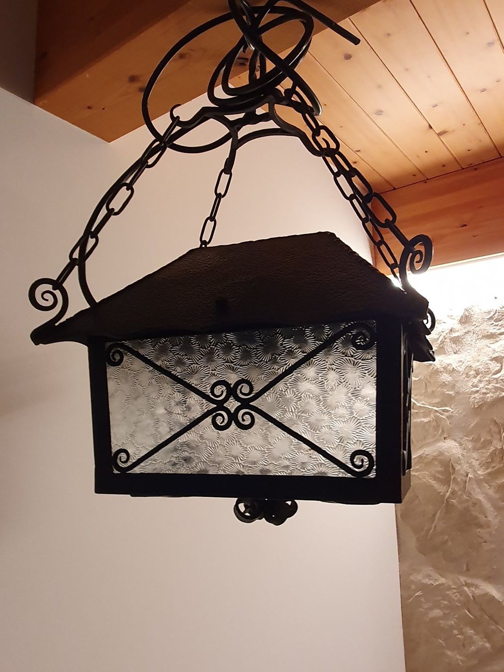 Lampade: Antike Schmiedeiserne Lampe – Usato da Künten venduto da Rocchi71 2