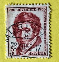 Nr.J 158 GESTEMPELT 1955