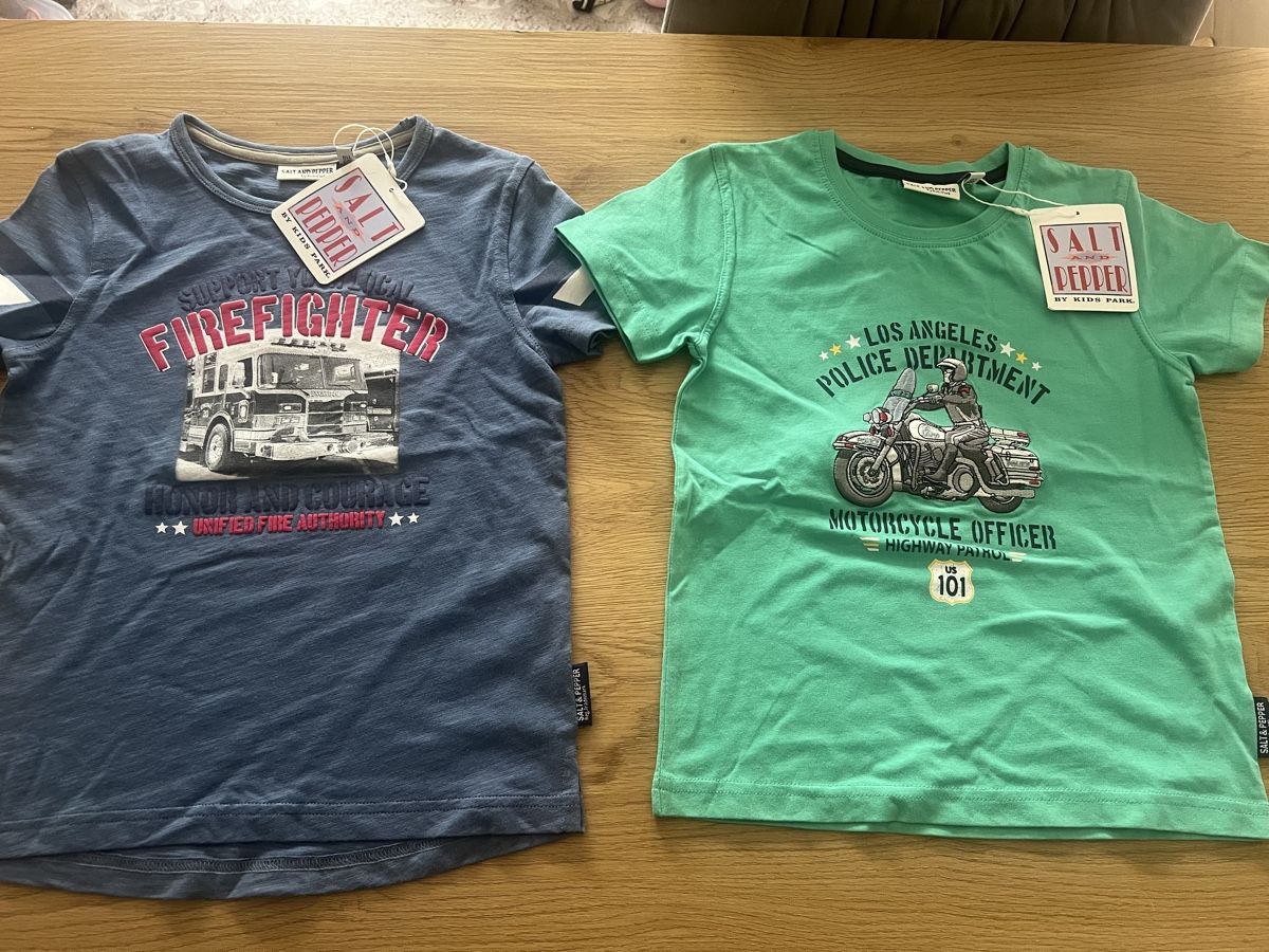 Camicie, T-shirt & Polo: 4X Tshirts neu bio marke – Nuovo e nell'imballaggio originale da Triesen venduto da Yellow1818
