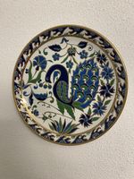Wandteller Pfau - Vintage