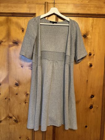 Maje Strickjacke S – Angora & Kaschmir, langer Schnitt