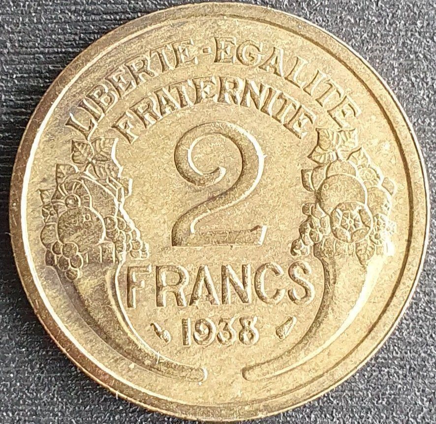 Alle Münzen: 2 Franc 1938 – Gebraucht aus Egerkingen von Acc1