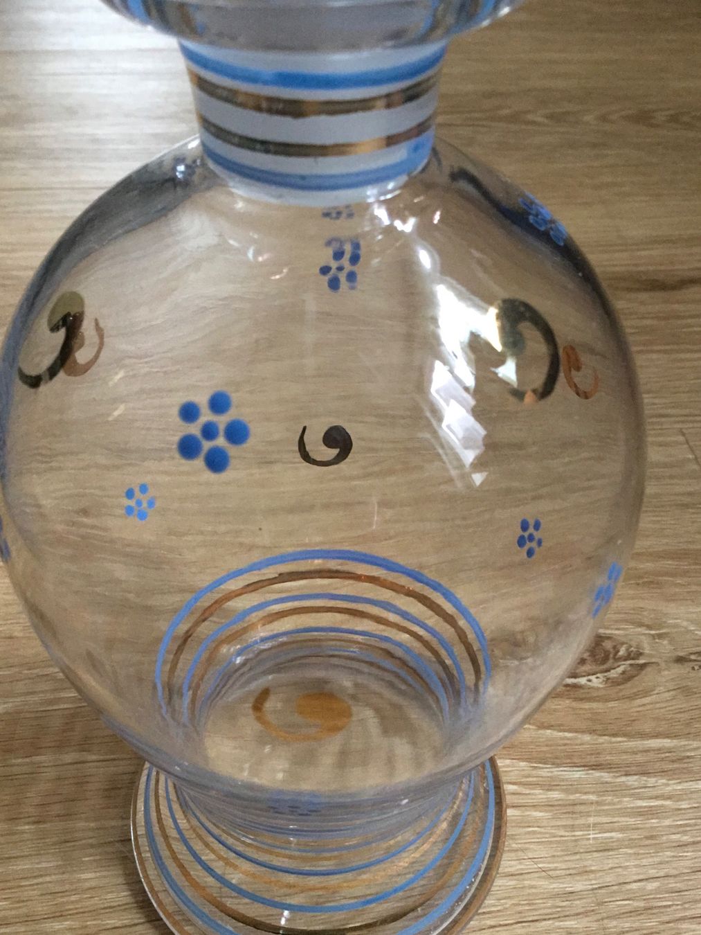 Caraffe: Glas Karaffe Flasche 60er Jahre – Usato da Schlieren venduto da Jeajet 5