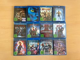 Science Fiction Blu-rays: Marvel, DC, Hobbit, Avatar, etc.