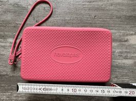 Havaianas Clutch Rosa Sommer Strandtasche Wasserfest Neuw...