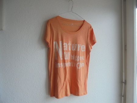 T-Shirt Gr. L, Apricot, Baumwolle Maddison