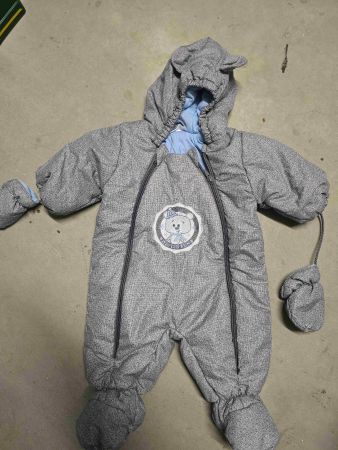 Schneeanzug Baby grau Grösse 62
