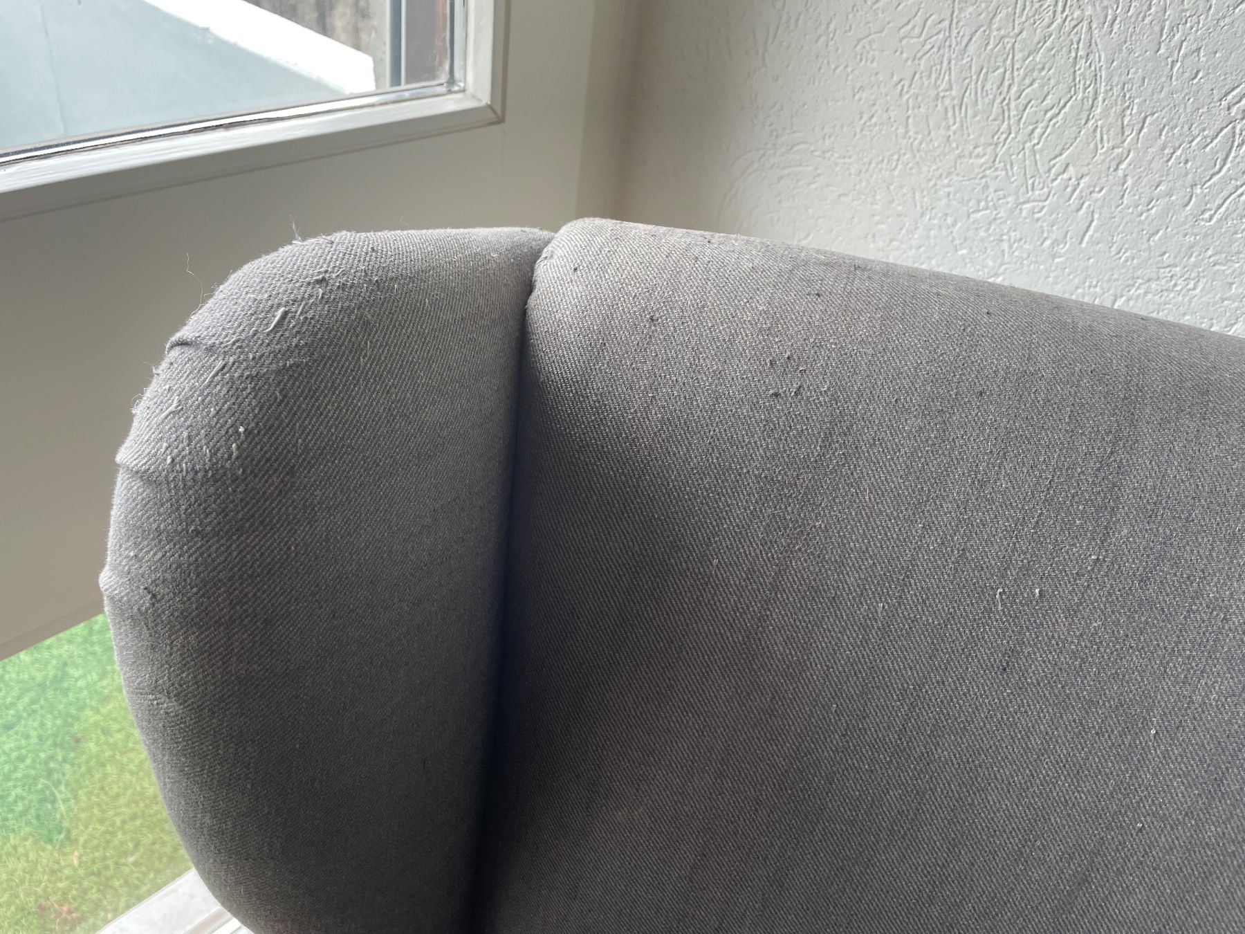 Ikea Poltrone: Fauteuil oreiller IKEA STRANDMON - Gris – Usato da Sierre venduto da Ruyfigas 1