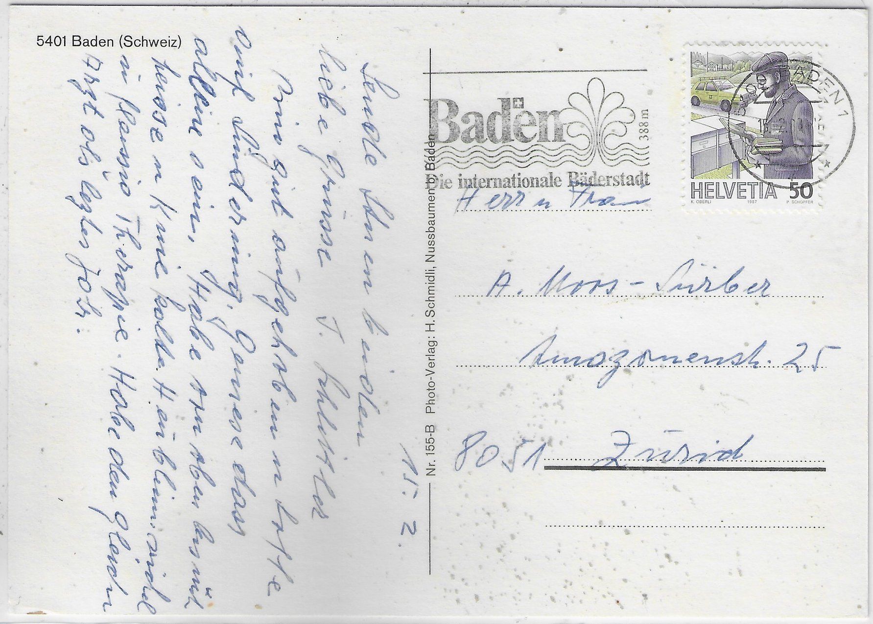 Cartoline postali: Baden - Multiview – Usato da Ettingen venduto da Kartenplanet 1