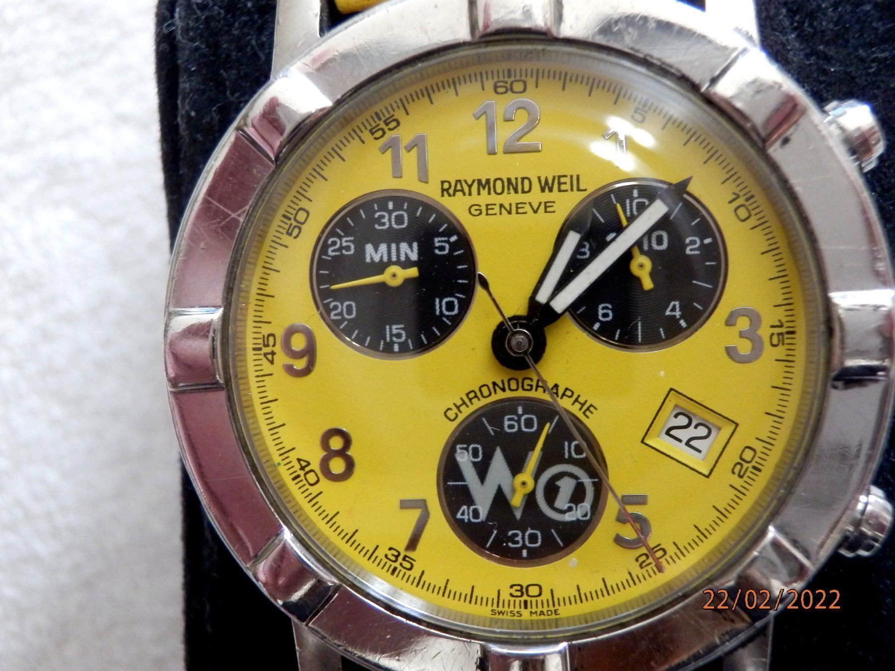 Raymond Weil Uhren: Raymond Weil, Geneve, Chronograph, 37mm – Gebraucht aus Ueberstorf von dinbau 2