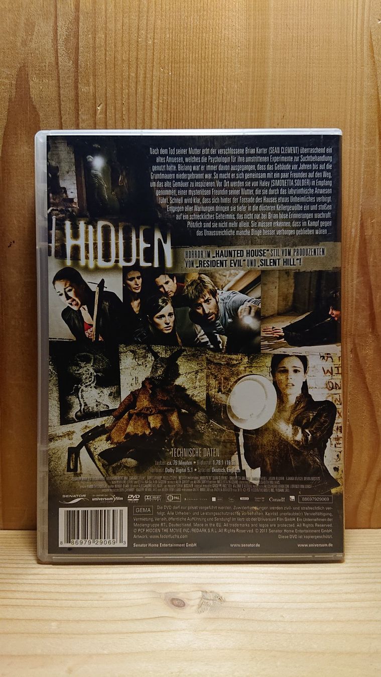 Tutti i DVDs: HIDDEN auf DVD – Usato da Wilderswil venduto da Exebub 1