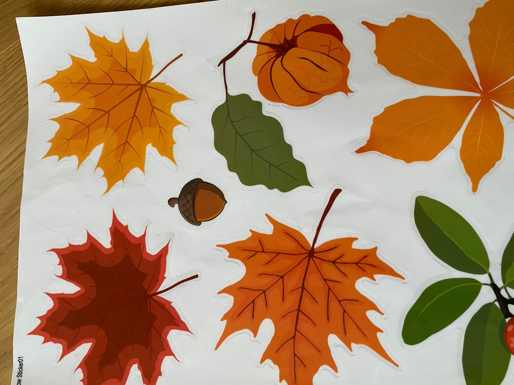 Sticker: 4x A4 Herbst Fenster Sticker – Usato da Trachslau venduto da M_Schmid81 1