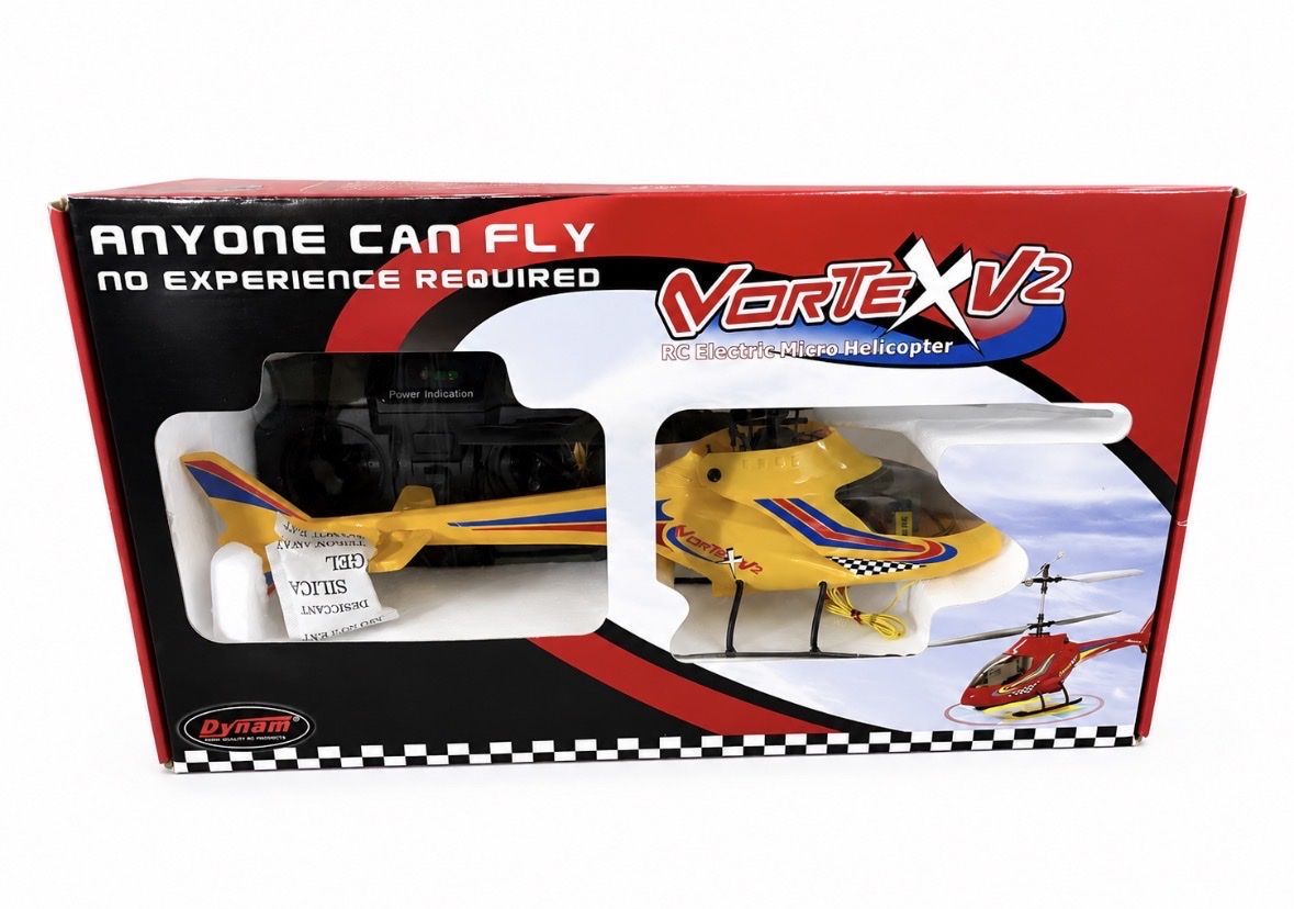 Modellbausätze & Standmodelle: RC Helikopter VORTEX V2 gelb neu ungebraucht – Neu und originalverpackt aus Willisau von aid_v56b