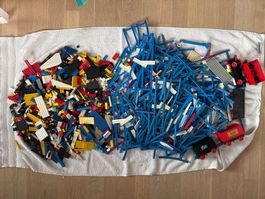 3kg Lego u.a. mit Eisenbahn 4,5V Schienen & Weichen