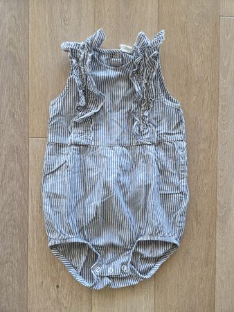 H&M Baby Sommer gestreifter Body Gr. 98, neuwertiger Zustand