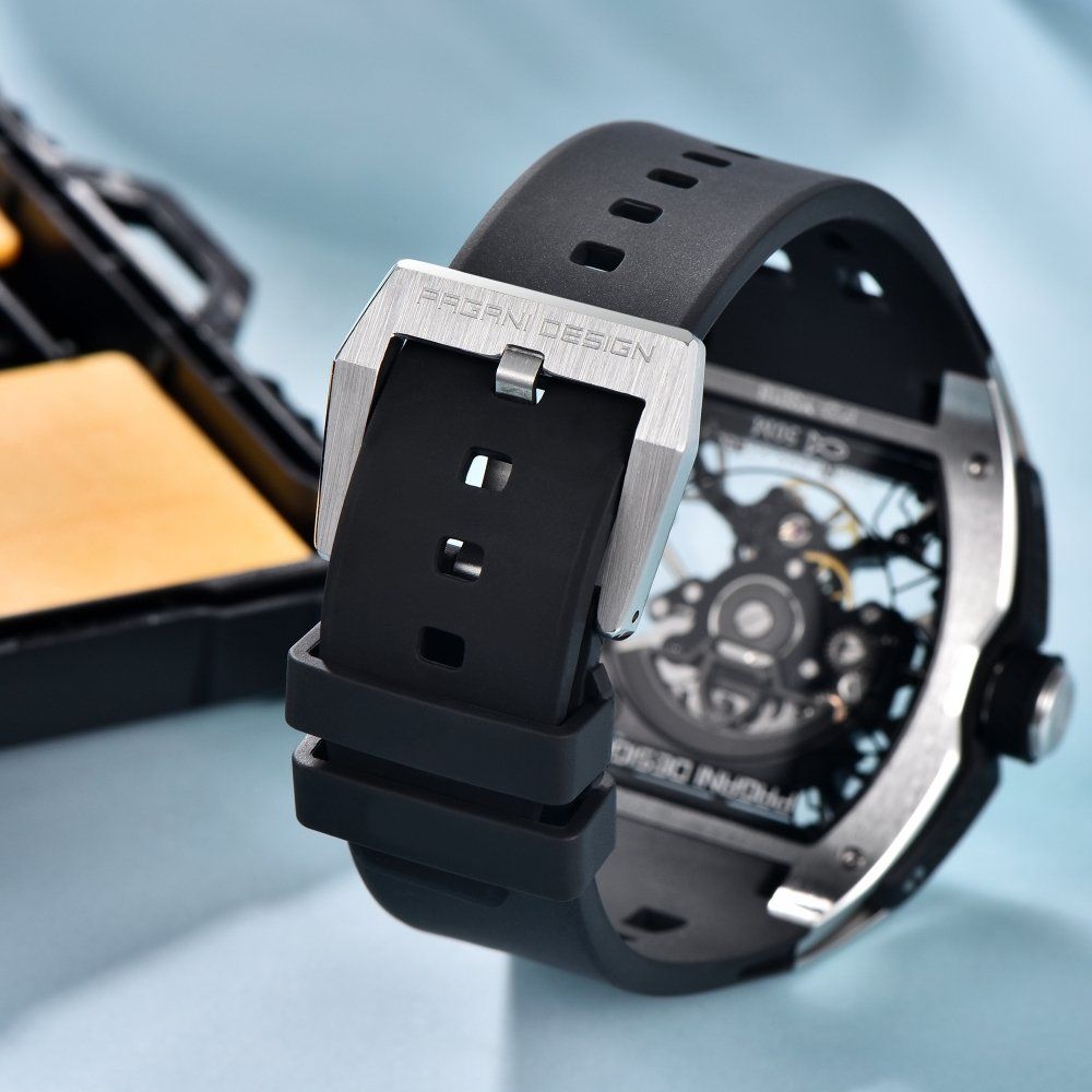 Pagani Design Orologi: Neue Pagani Design Automatikuhr – Nuovo e nell'imballaggio originale da Suhr venduto da ChronixChronometer 8