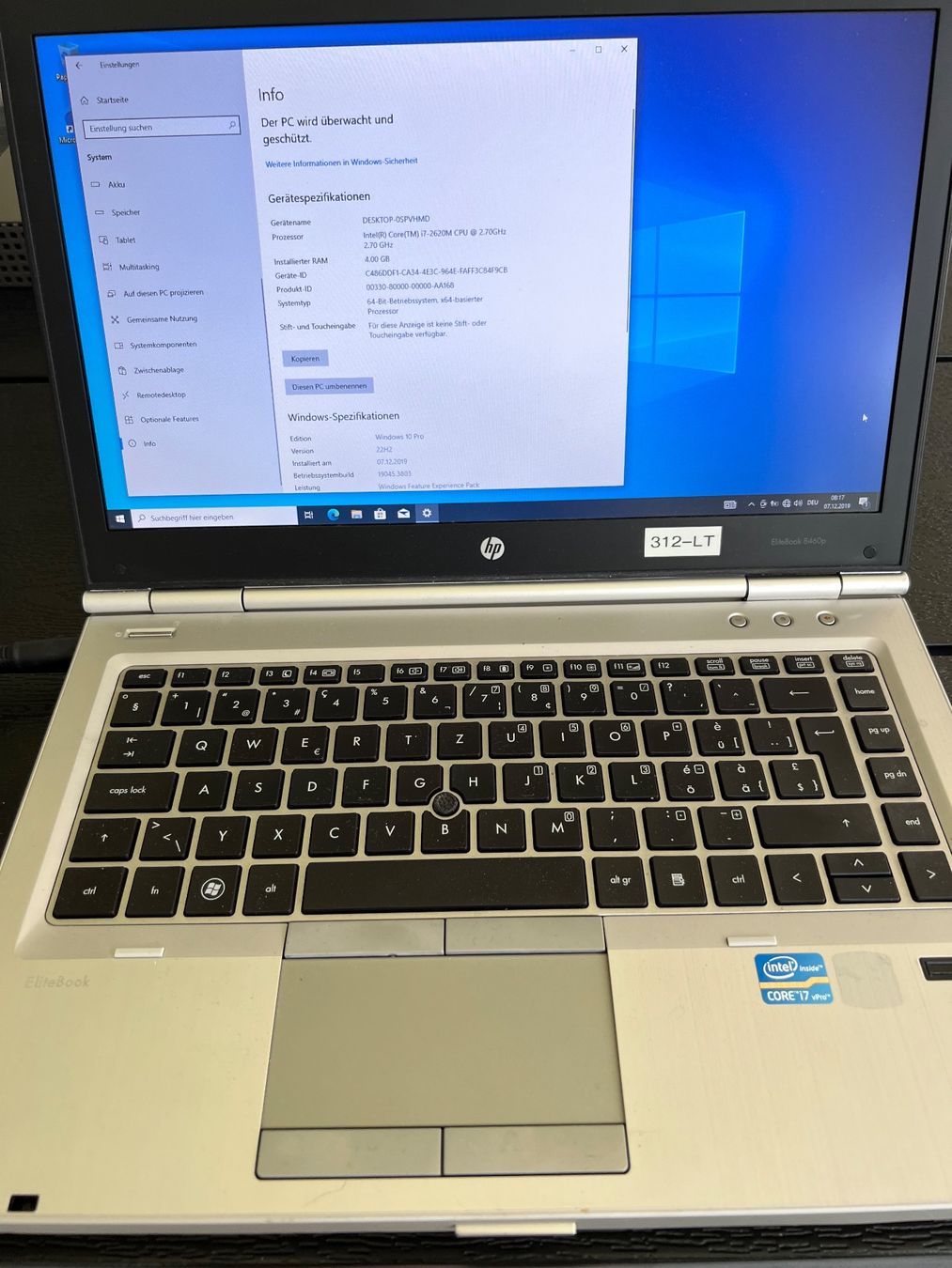 Portables: PC Portable HP EliteBook 8460p – D'occasion à Basel par La.Bonne.affaire