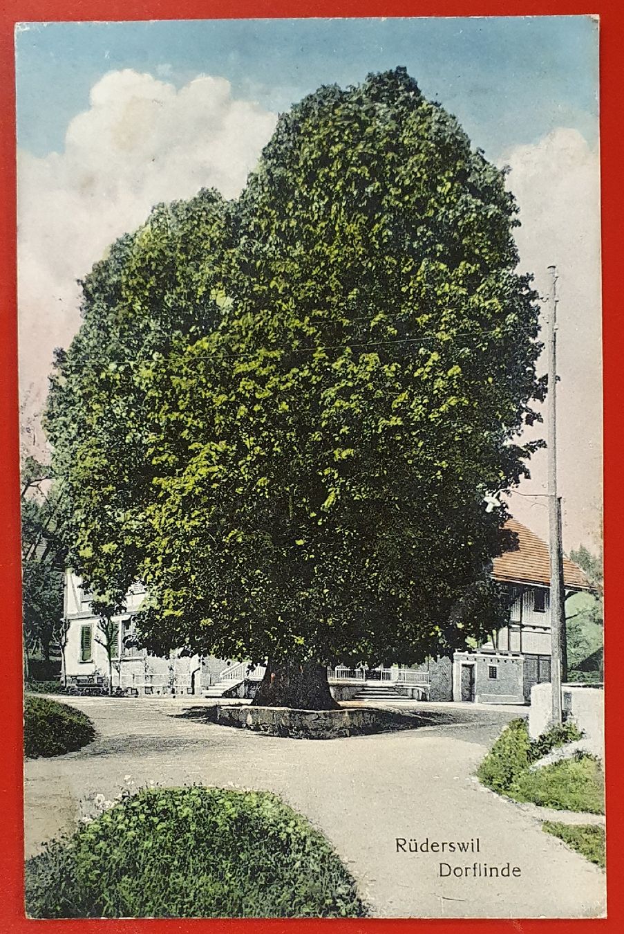 Cartoline postali: Rüderswil Dorflinde – Usato da Kreuzlingen venduto da Rschweiz1