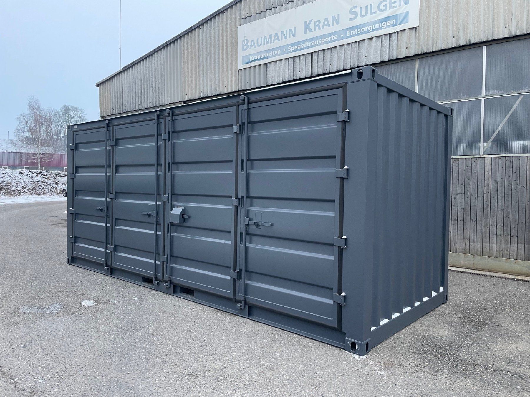 Conteneurs de construction: 20' Lagercontainer Open Side, Party, Lounge, Seecontainer! – D'occasion à Kradolf par BKSAG 2