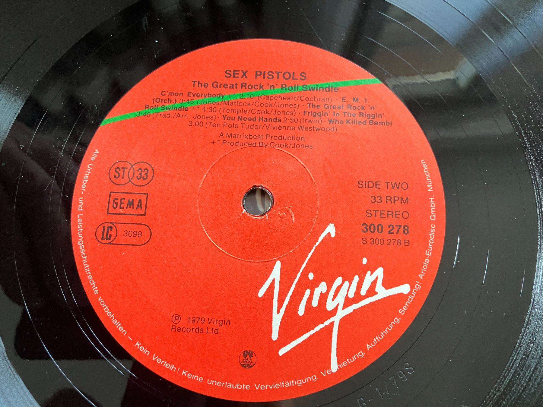 Dischi in vinile: Sex Pistols – Usato da Aarwangen venduto da Jukebox3 8