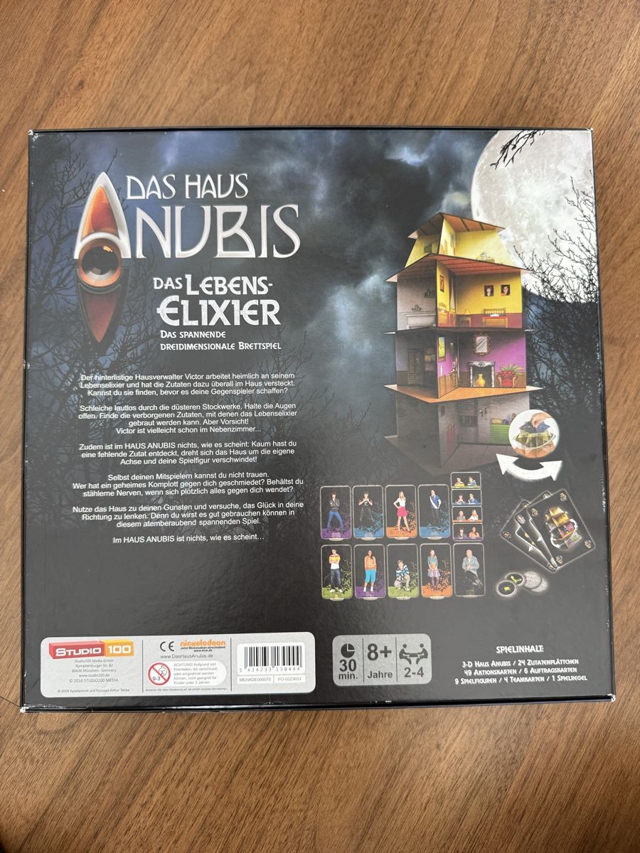 Giochi: Das Haus Anubis Das Lebens-Elixier – Usato da Weggis venduto da Doris 1