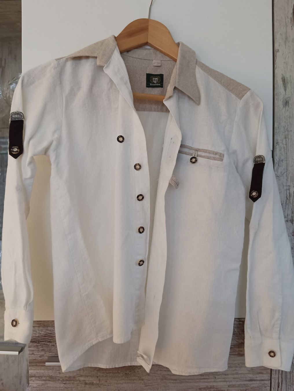 H&M Camicie, T-shirt & Polo: Trachten-Hemd Jungen Gr. 146 – Usato da Schöfflisdorf venduto da kin_2dp9