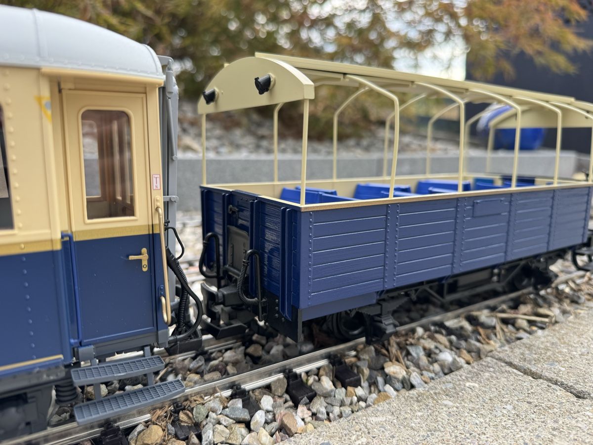 LGB Modellini di ferrovie: LGB Pullman Aussichtswagen – Nuovo (secondo la descrizione) da Stadel venduto da Himmelrosa 3