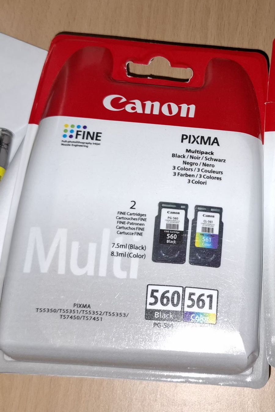 Canon Cartucce per stampanti & toner: 2 x Canon PG-560/CL-561 Multipack – Nuovo e nell'imballaggio originale da Mollis venduto da ris_2869 1