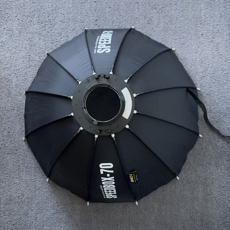 Softbox Speedbox-70 mit Bowens Mount u. Godox S2 Halterung (Gebraucht ...