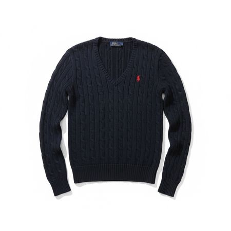 Pull torsadé Polo Ralph Lauren Bleu marine - M #5