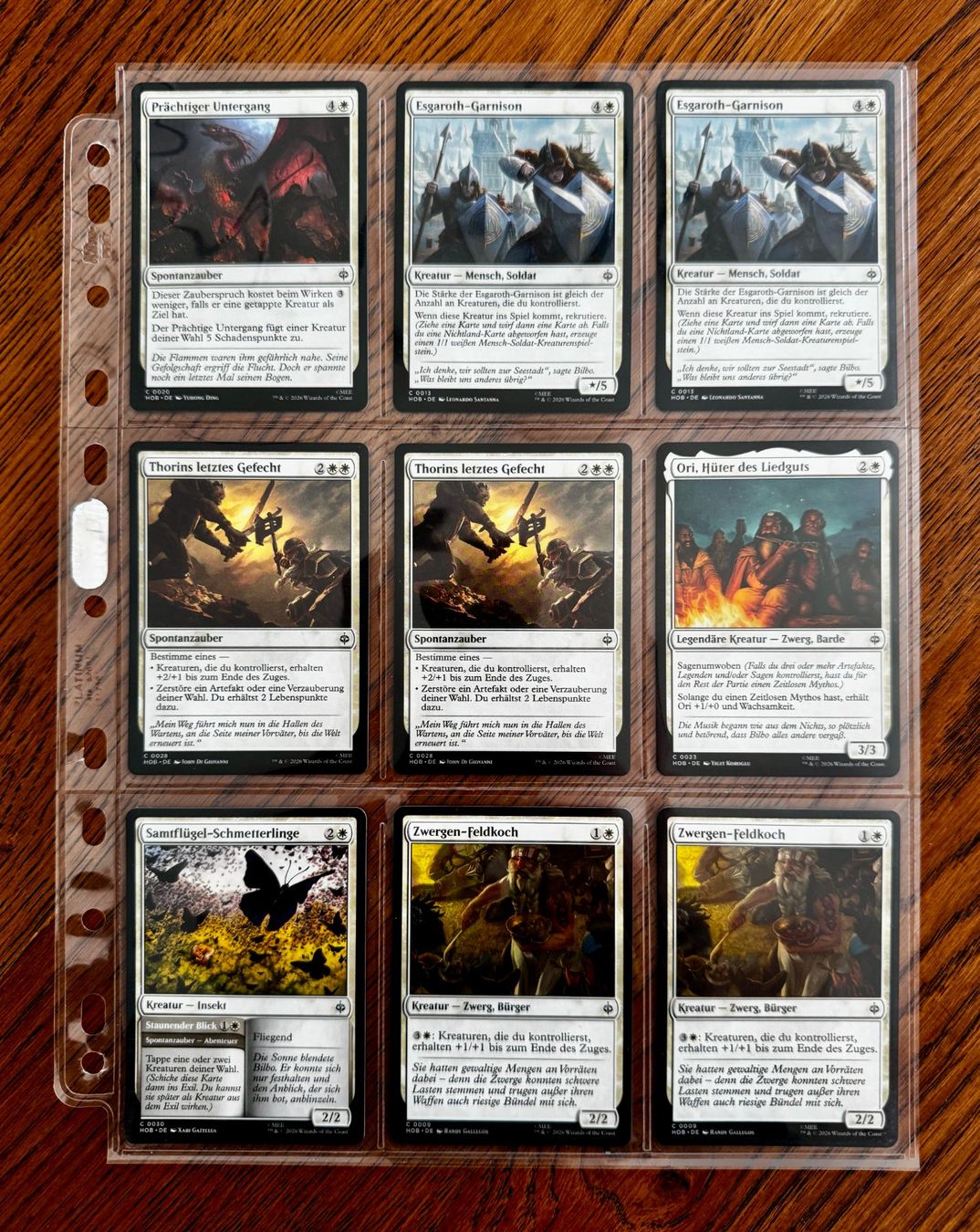 Magic The Gathering Sammelbilder & Trading cards: 65 Commons The Hobbit NM D – Neu (gemäss Beschreibung) aus Rechthalten von hosme_be