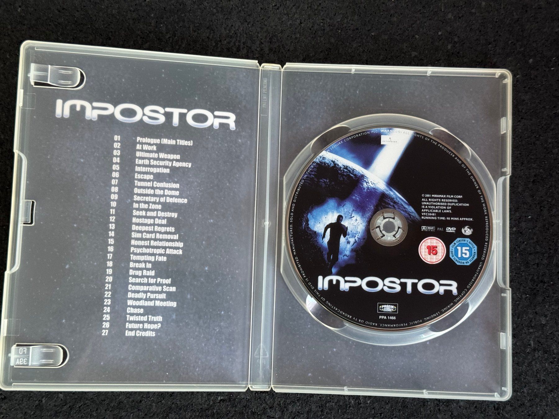 Tutti i DVDs: Impostor spunky SciFi Thriller DVD – Usato da Fribourg venduto da tschjoly 4