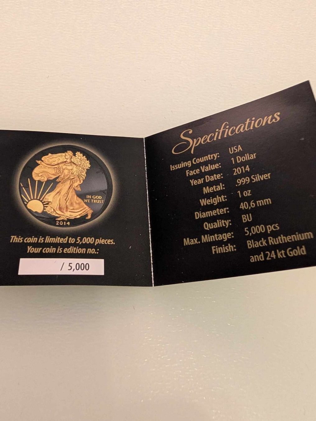 Tutti le monete: Silbermünze 1oz Liberty 2014 – Nuovo (secondo la descrizione) da Höri venduto da Zorro1972 3