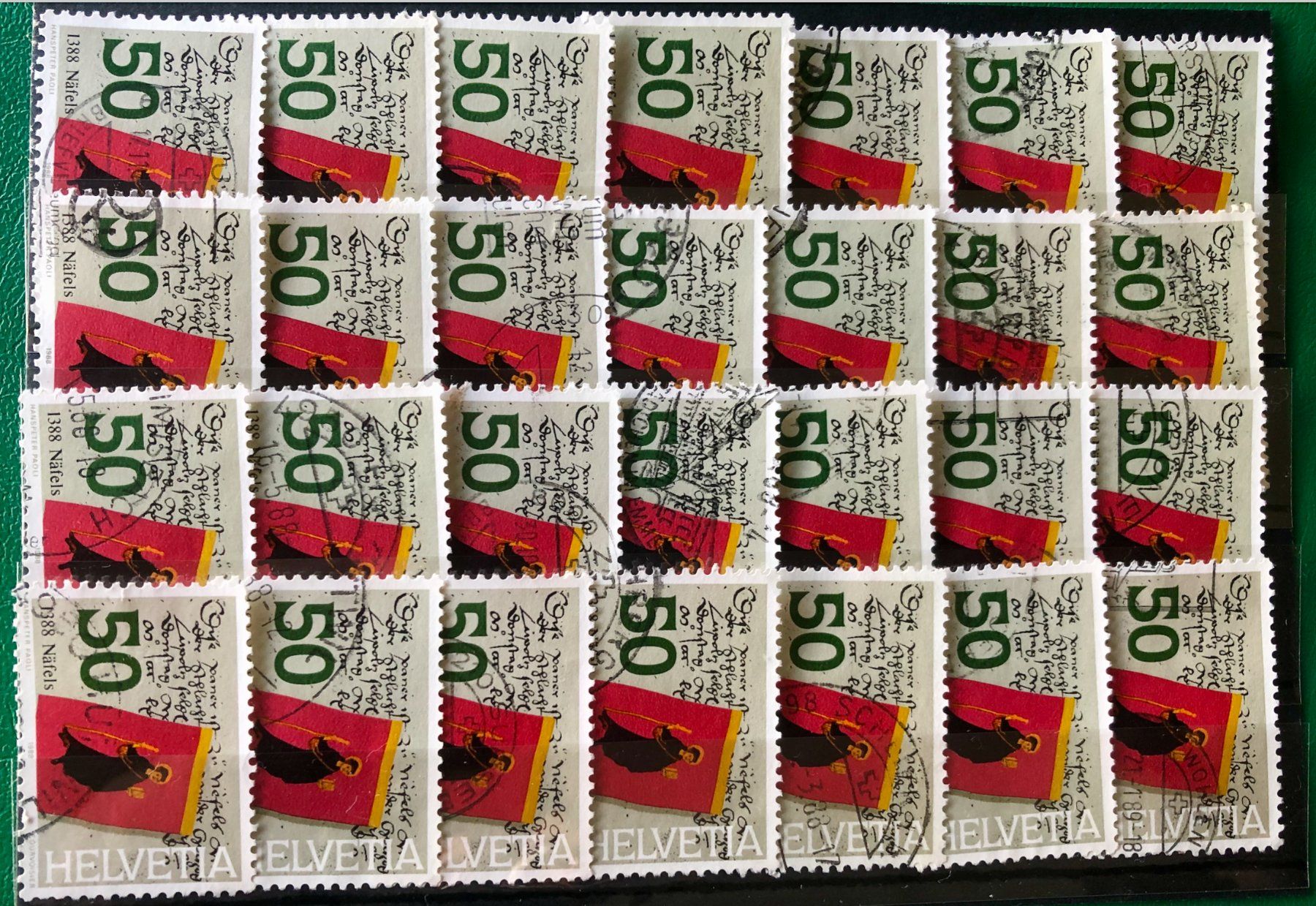 Tutti i francobolli: Nr.760 BRIEFMARKEN GESTEMPELT   – Usato da Aarau venduto da Billa007